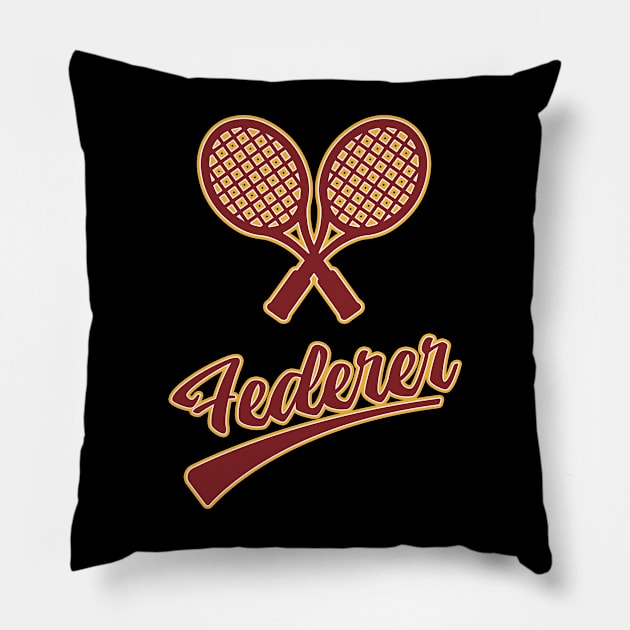 Roger Federer Pillow by Stevendan