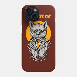 Detective cat Phone Case
