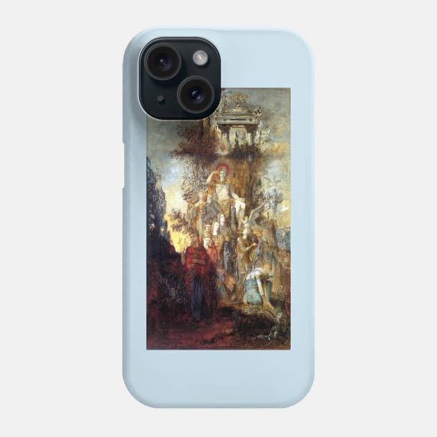 The Muses Leaving Their Father Apollo - Gustave Moreau Phone Case by forgottenbeauty