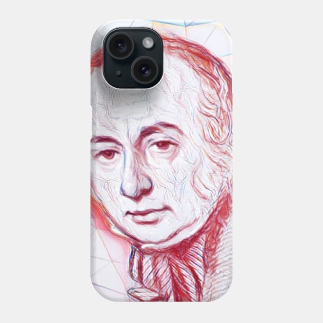 Isambard Kingdom Brunel Portrait | Isambard Kingdom Brunel Artwork Phone Case by JustLit