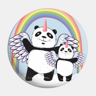 Pandacorn Family Pin