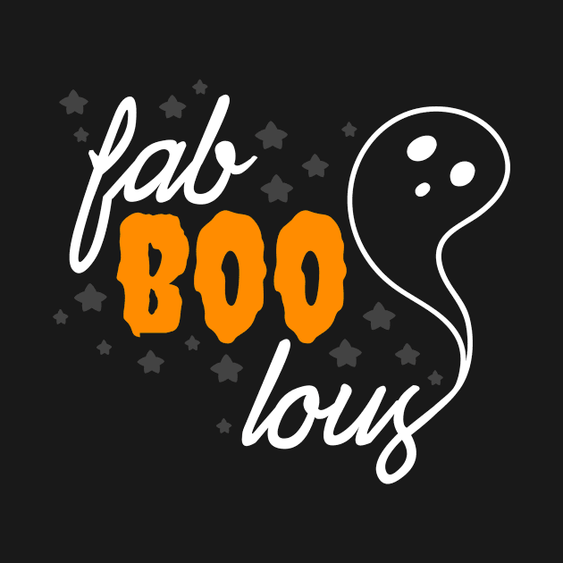 Fab Boo Lous Fabulous Halloween Ghost Design by OliveandMoon