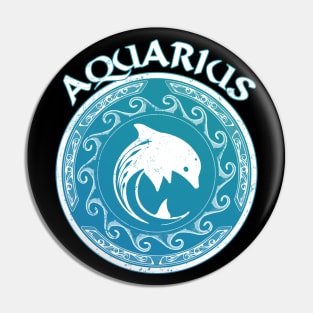 Aquarius Dolphin Pin