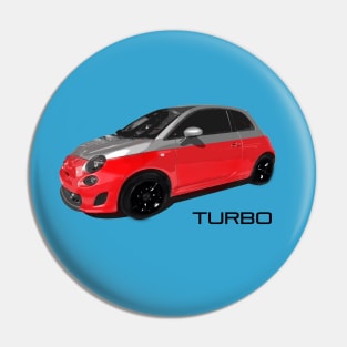 Turbo Pop Fiat 500 Pin