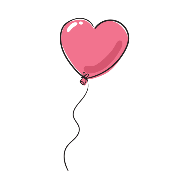 Heart balloon by k&f