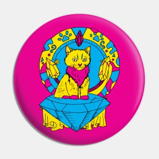 CMYK 7 Cats and Ancient Stones Pin