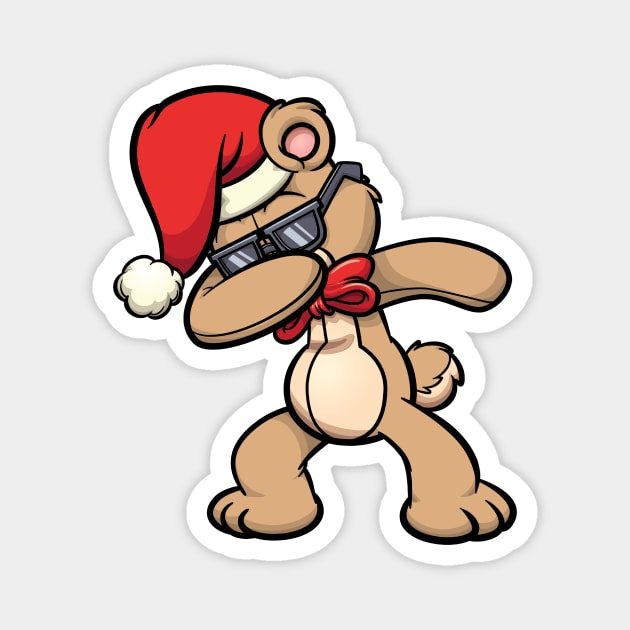 Dabbing Christmas Rabbit Magnet by MONMON-75