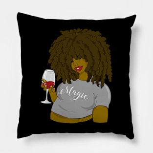 black girl magic Pillow