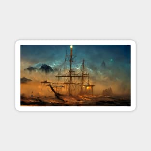 Ghost Ship Magnet