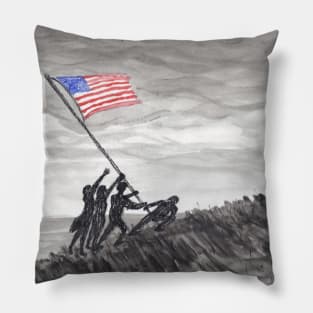 Raising the Flag at Iwo Jima Pillow