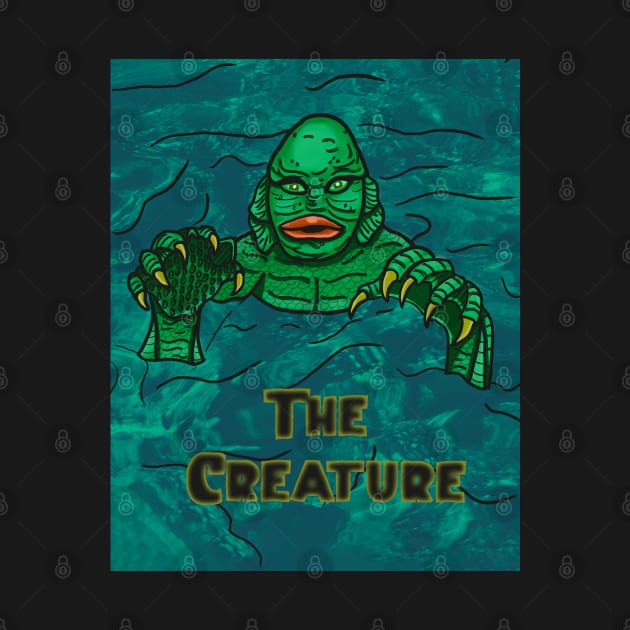 The Creature- Color by tesiamarieart