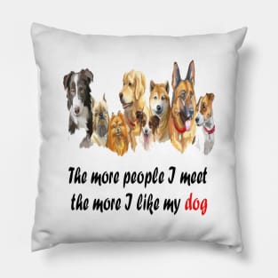 love my dog Pillow