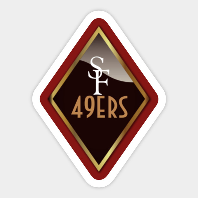 49ers T Shirt Sf 49ers Sticker Teepublic Au