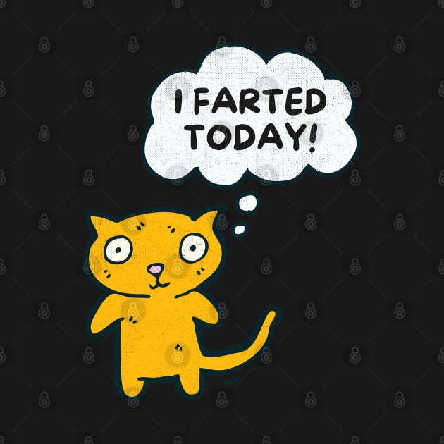 I Farted Today Funny Sarcastic Cat Cute Kitty Christmas by alyssacutter937@gmail.com