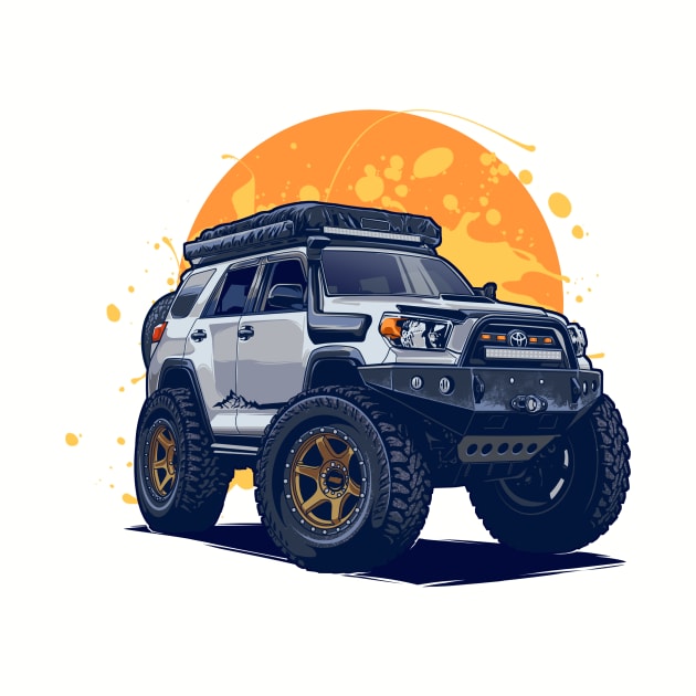 SUV Offroad Artwork by Aiqkids Design