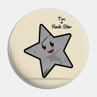 rockstar stone Pin