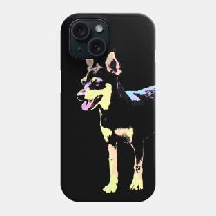 pinsher little funny dog Phone Case