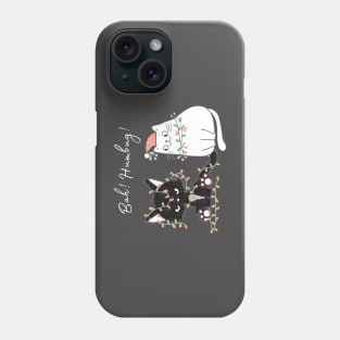 Bah Humbug Holiday Cats Phone Case