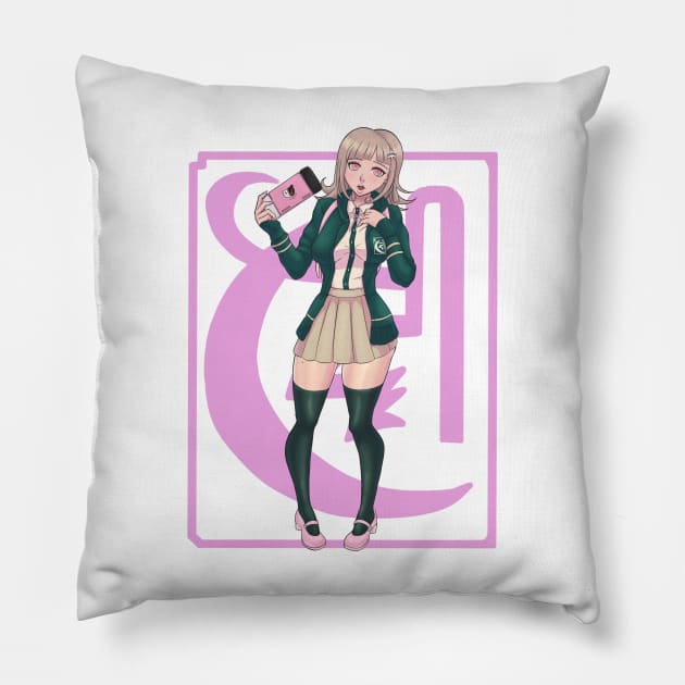 Dangan Girl Chiaki Pillow by zeocloud