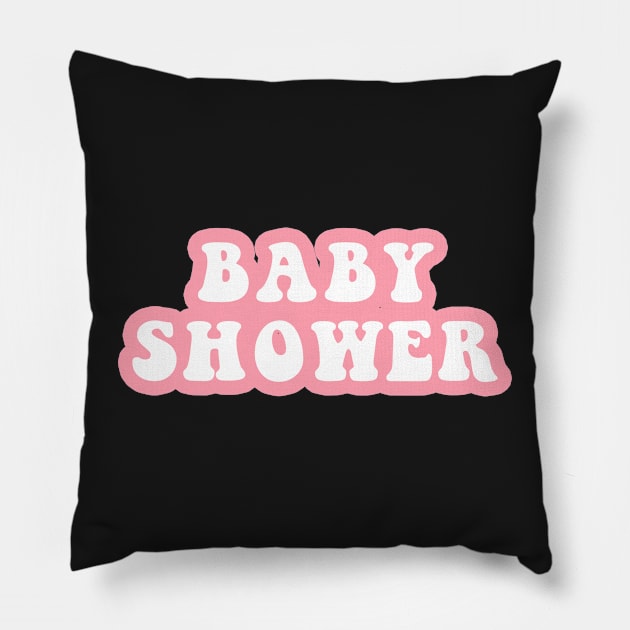 Baby Shower Pillow by CityNoir