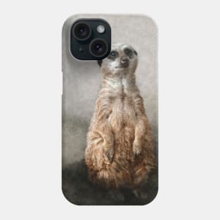 Meerkat in the Mist Phone Case