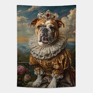 Bulldog - Medieval Princess Tapestry