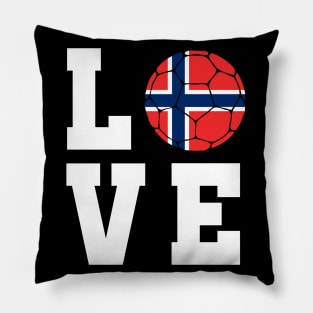 Norway Football Pillow