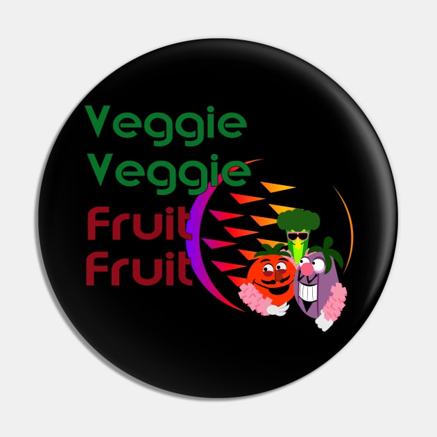 Veggie Veggie Fruit Fruit Pin by WEDFanBlog