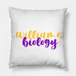 williams college biology Pillow