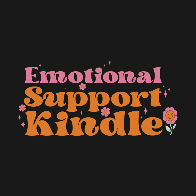 Emotional Support Kindle Pink Book Lover Sticker Bookish Vinyl Laptop Decal Booktok Gift Journal Stickers Reading Present Smut Library Spicy Reader Read by SouQ-Art