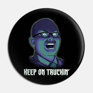 Colin Robinson's Keep on Truckin' Pin