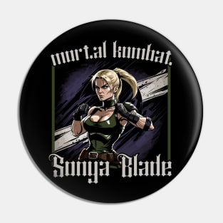 Sonya Blade Pin