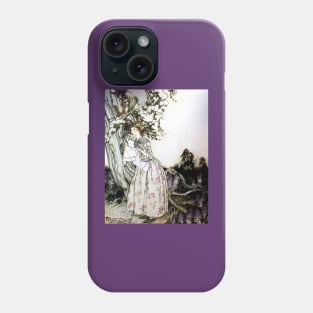 The Fair Maid - Mother Goose - Arthur Rackham Phone Case