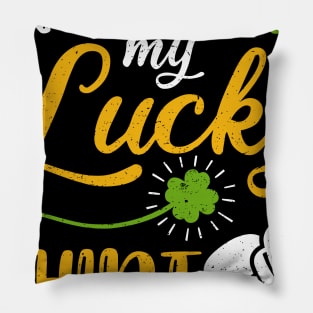 Boxing This is My Lucky Shirt St Patrick's Day Pillow