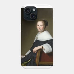 Portrait of a Girl Dressed in Blue Phone Case