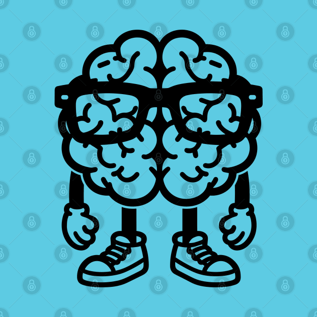 Nerdy Brain by KayBee Gift Shop