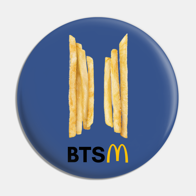 Bts Mcdonalds Logo Meal Bts Meal Pin Teepublic