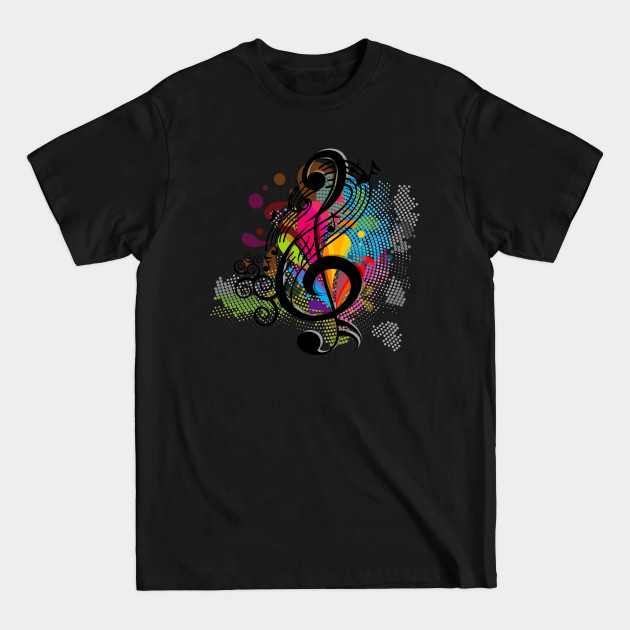 Discover Music Makes Life Colorful - Music Is Life - T-Shirt