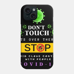 stop corona virus Phone Case