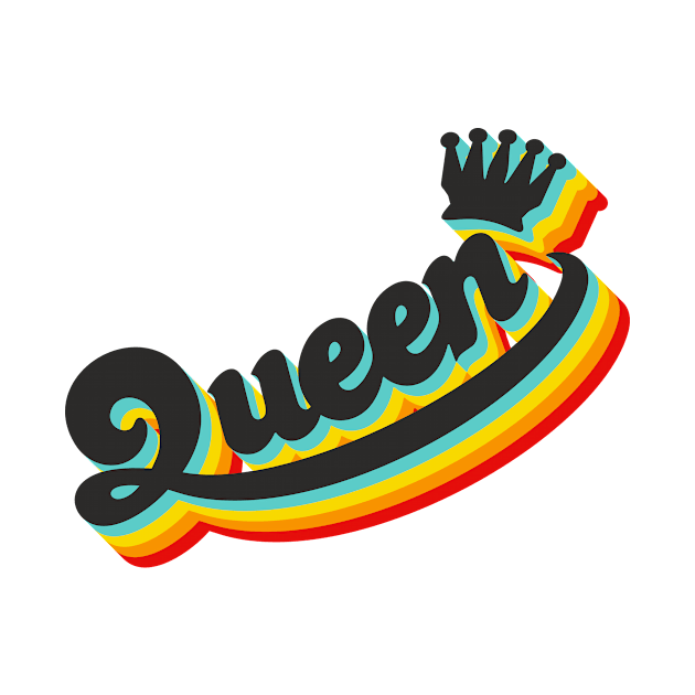 Retro Vintage Queen by Jennifer