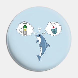 Dolphin's Life Pin