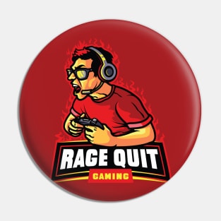 Funny Rage quit Gaming quote/Designs meme  Pin for Sale by Gamicnum