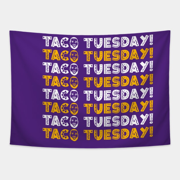 Taco Tuesday Tapestry by steadygfx