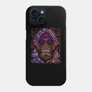 Fashion Monkey street art Phone Case