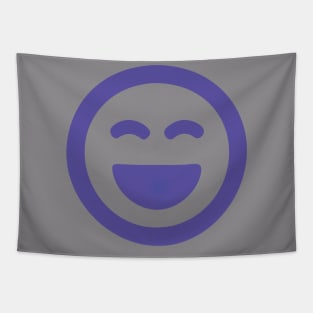 Laughing emoji designs Tapestry