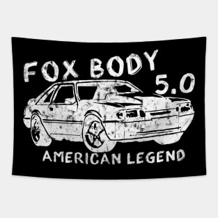 Mustang Foxbody American Fox body stang Muscle classic Car 5.0L Tapestry