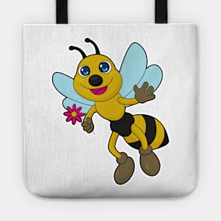 Bee with Flower Tote