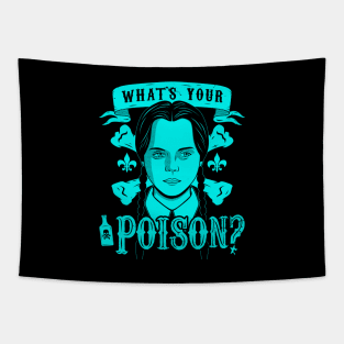 What's Your Poison Gothic Spooky Meme Tapestry