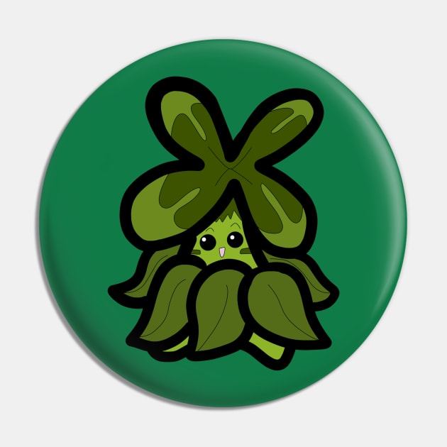 Lucky Leaf Pin by Monster To Me