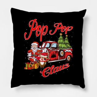 Pop Pop Claus Santa Car Christmas Funny Awesome Gift Pillow